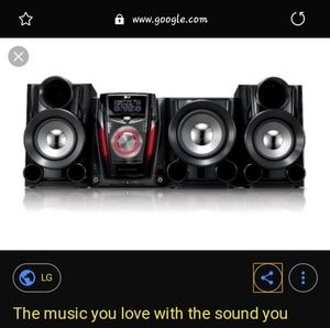 LG house stereo system